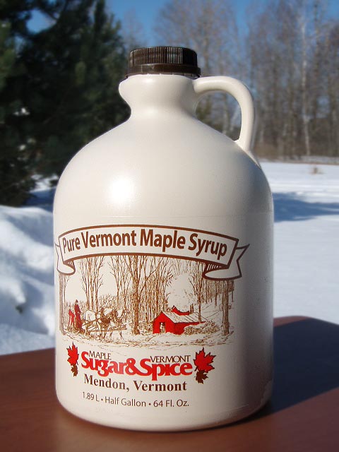 VT Maple Syrup From Sugar And Spice - Half Gallon