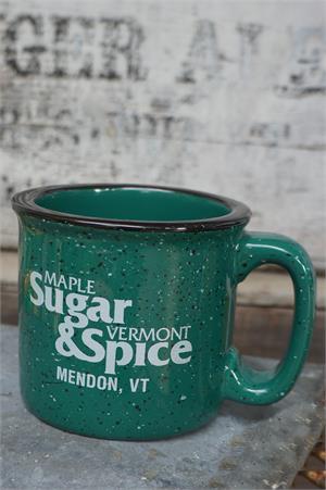 VT Sugar and Spice Campfire Logo Mug - Green