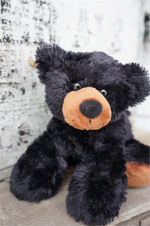 8" stuffed animal - black bear